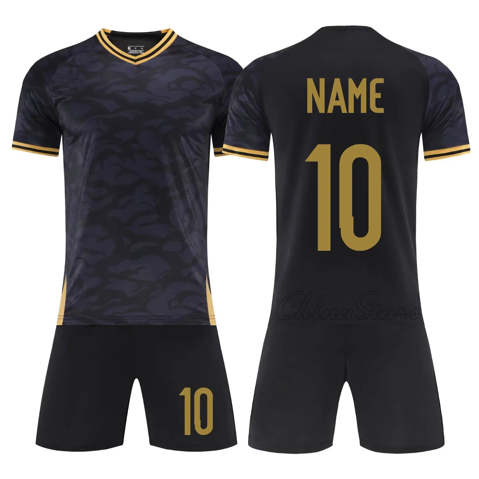 Customizable Men's Football Kits - Professional Soccer Jersey and Shorts Set