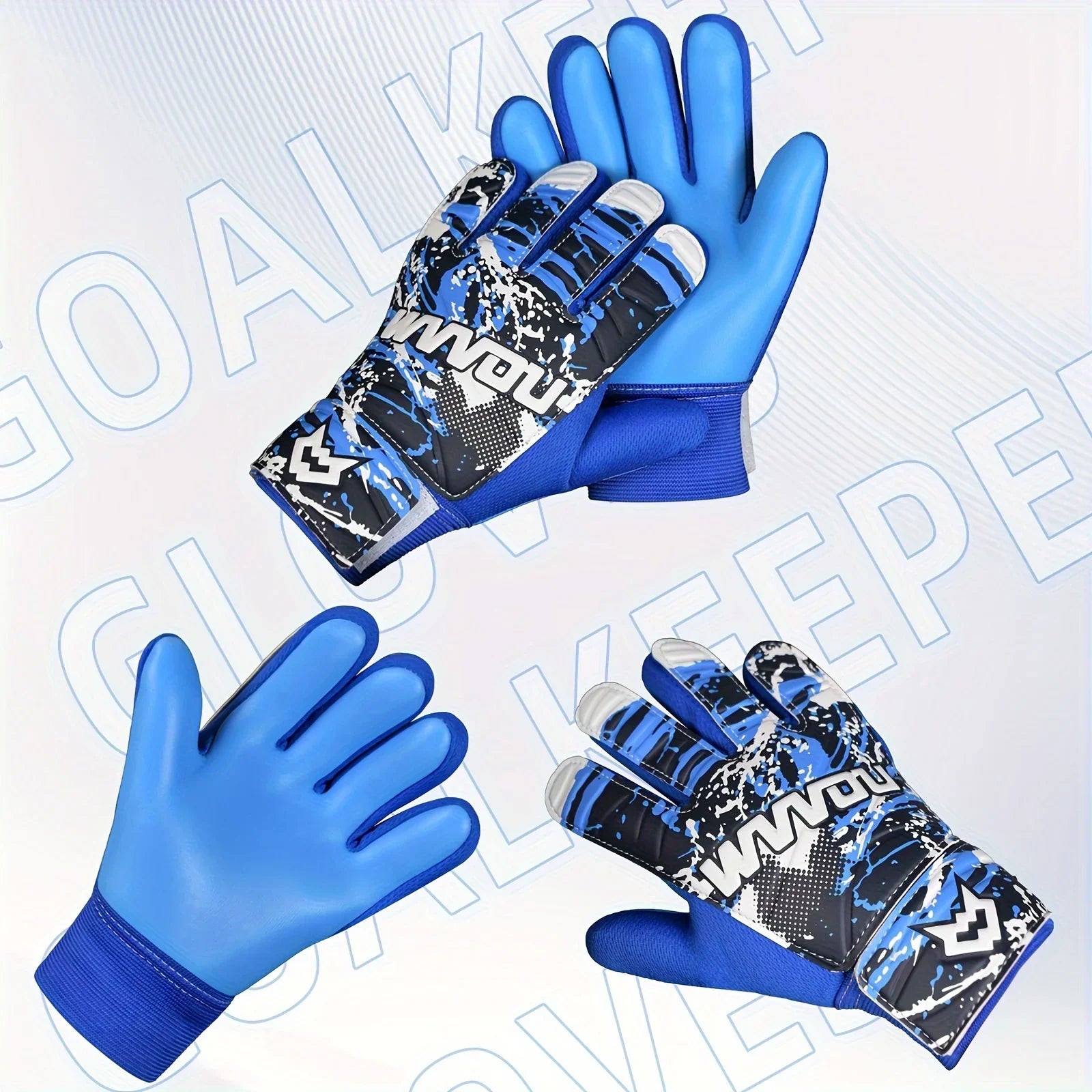 Goalkeeper Gloves – High-Grip Colorful Knit Soccer Gloves for Adults & Youth