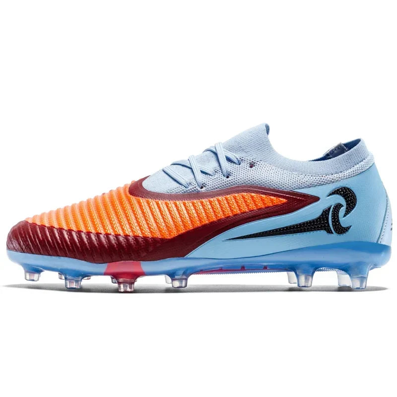 Professional Men's FG Soccer Cleats - Low-Cut Outdoor Lawn Football Boots