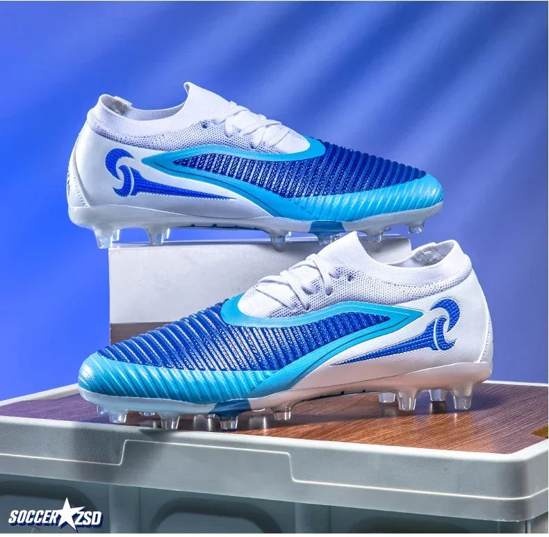 Professional Men's FG Soccer Cleats - Low-Cut Outdoor Lawn Football Boots