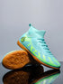 Professional Men's Indoor Football Shoes - High-Top Flat-Bottomed IC Training Sneakers for Adults and Teenagers