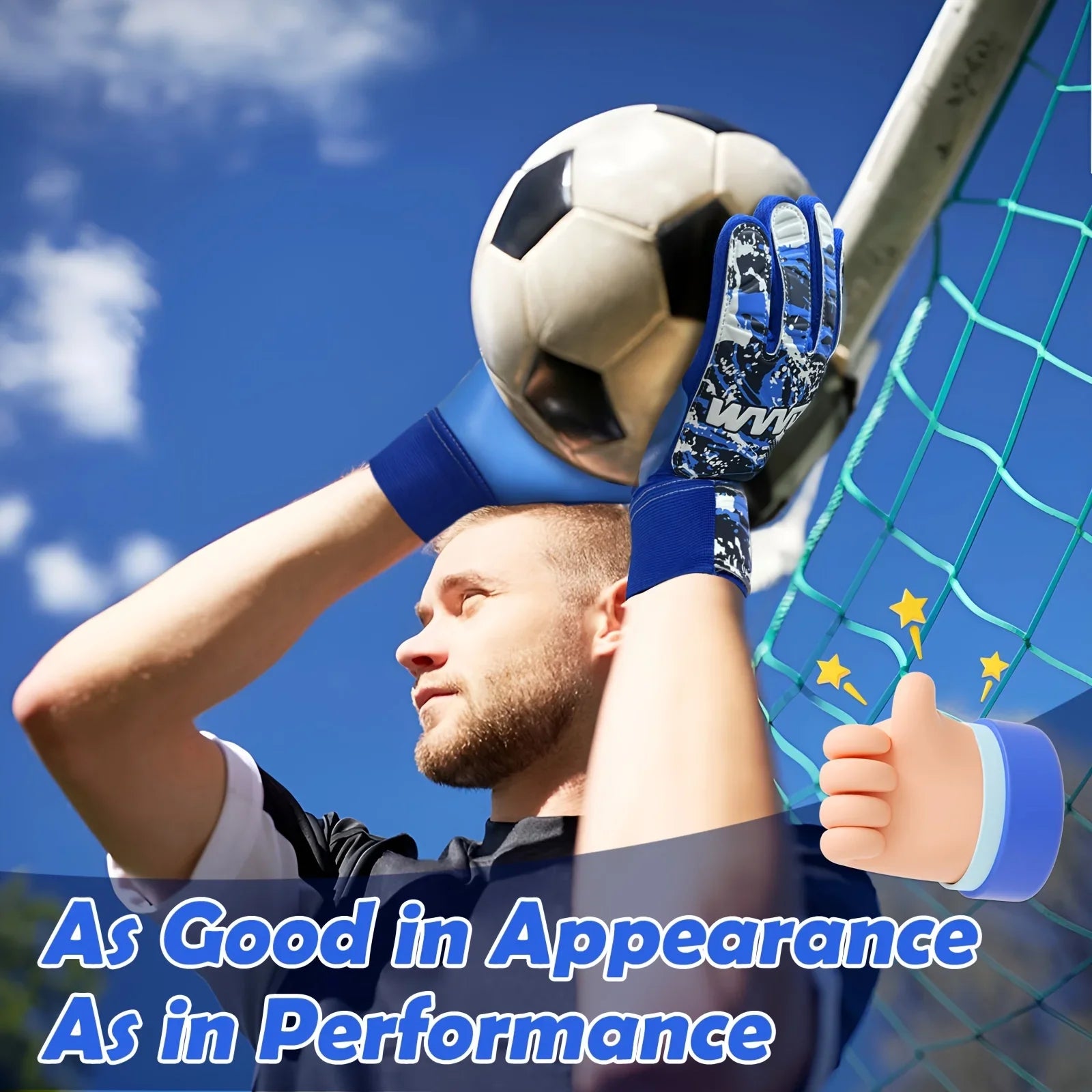 Goalkeeper Gloves – High-Grip Colorful Knit Soccer Gloves for Adults & Youth