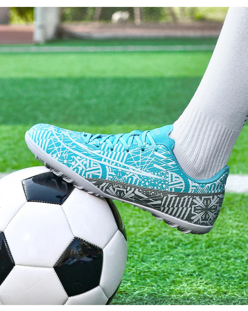 Soccer Cleats - Long-Spike Football Boots for Adults & Kids | TF/AG Training Sneakers