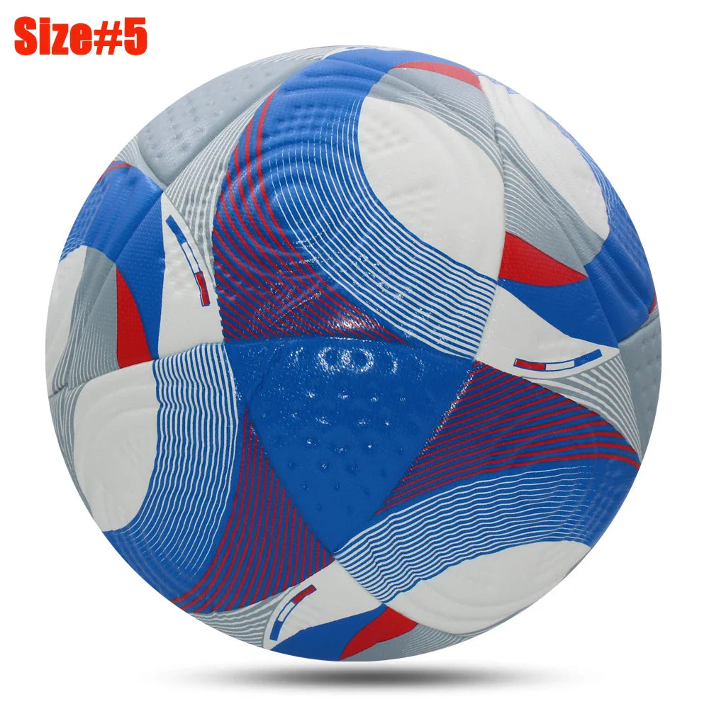 Official Size 5 Seamless Soccer Ball – Thermally Bonded PU Match Football for Training and Competition