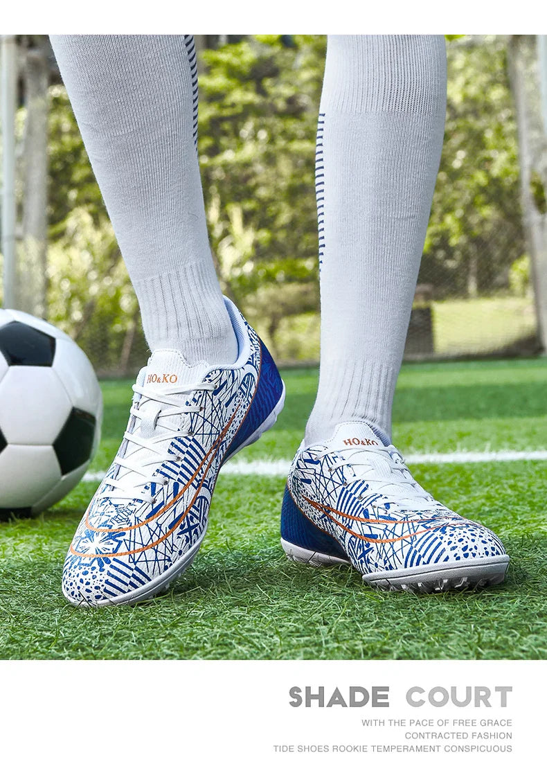 Soccer Cleats - Long-Spike Football Boots for Adults & Kids | TF/AG Training Sneakers