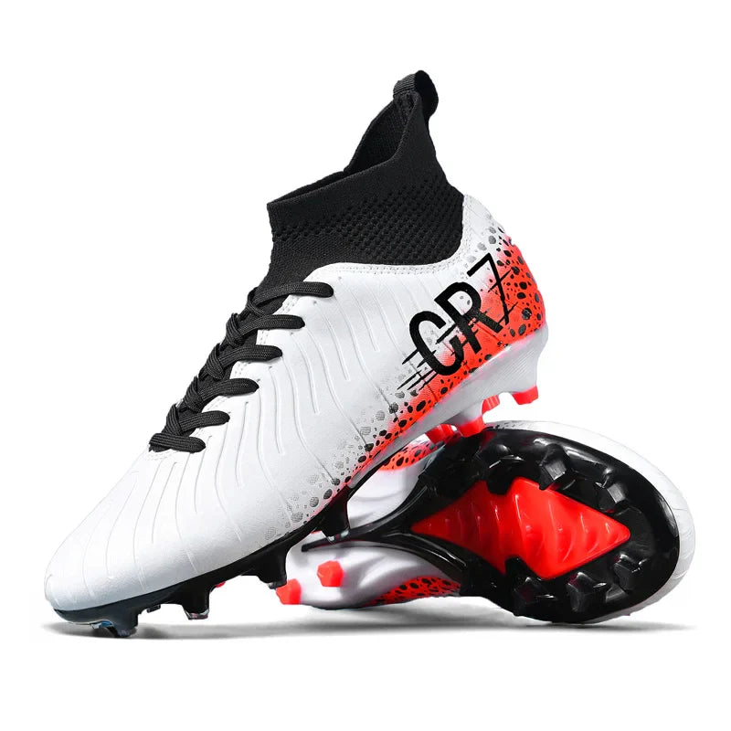 Professional Unisex Soccer Cleats - Waterproof High-Performance Football Boots for Turf and Outdoor Grass