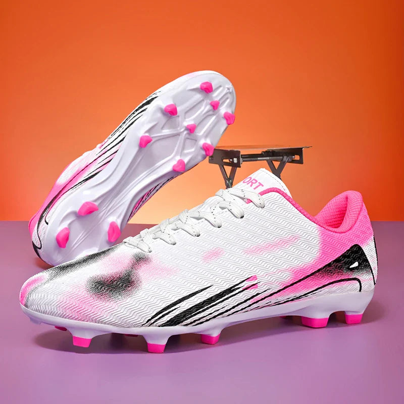 Professional Men and Youth Outdoor Soccer Cleats for Firm Ground Training
