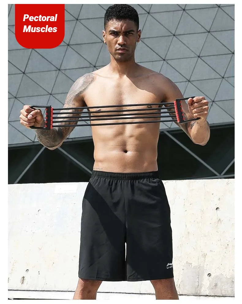 Adjustable Rubber Chest Expander - 90lbs Heavy Duty Multifunctional Resistance Band