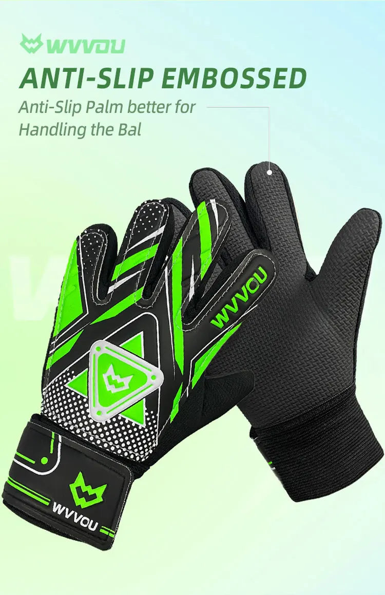 Goalkeeper Gloves – Double Protection Football Gloves with Portable Design for Boys & Girls