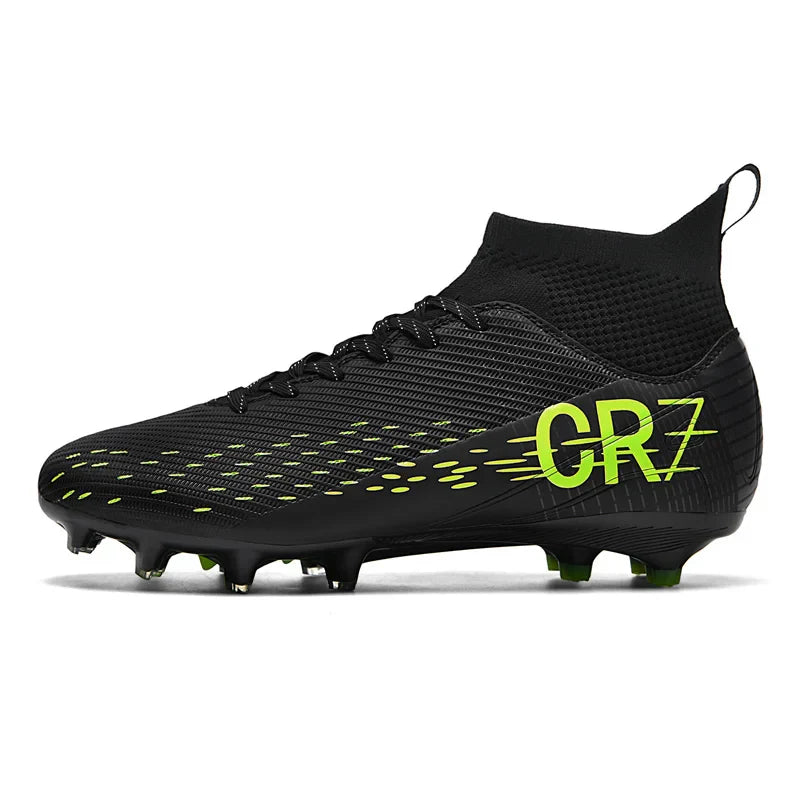 Professional AG Soccer Cleats - Breathable Non-Slip Outdoor Football Boots for Men & Kids (Sizes 34-45)