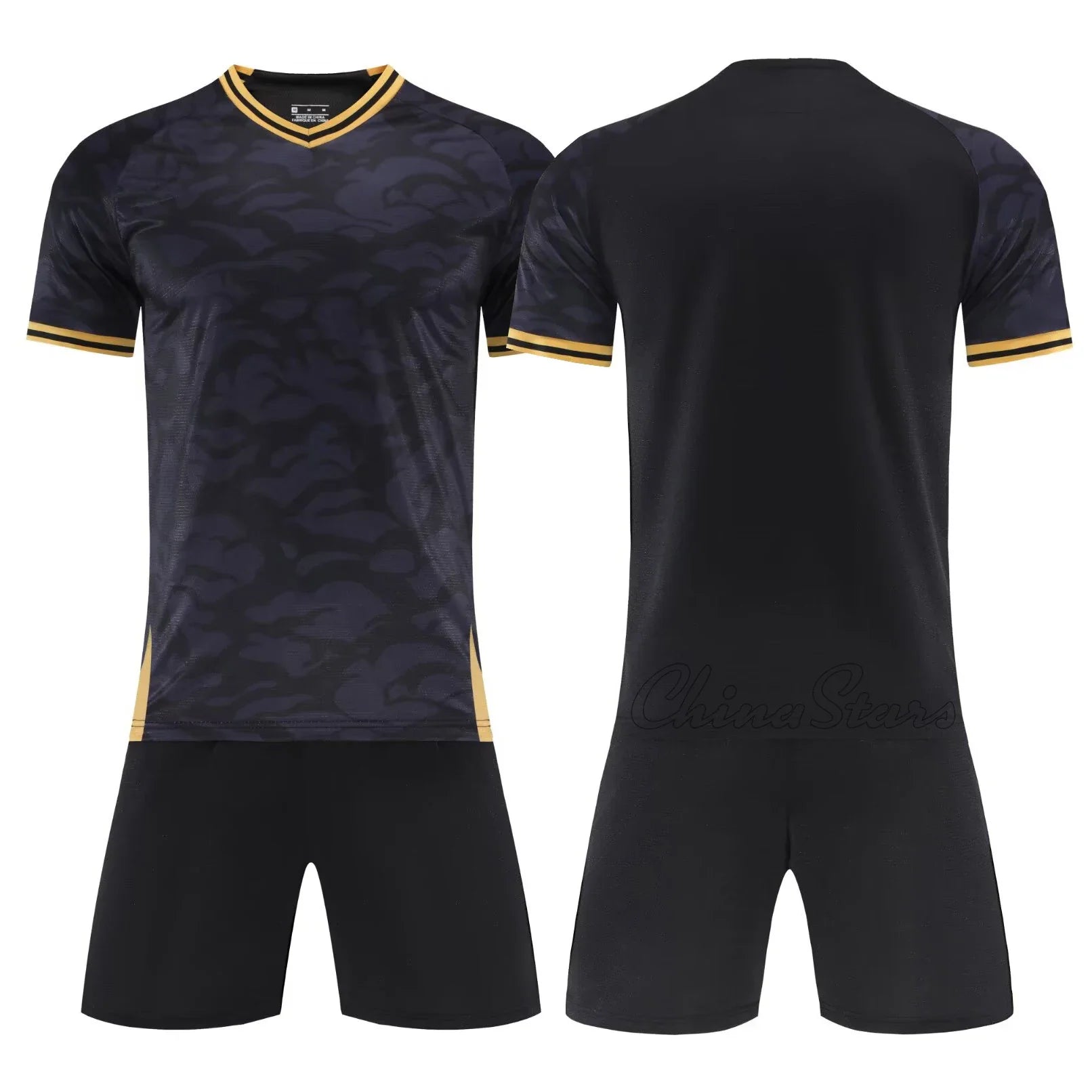 Customizable Men's Football Kits - Professional Soccer Jersey and Shorts Set