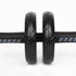 Double-Wheeled Abdominal Roller with Exercise Mat - Silent Core Strength Trainer